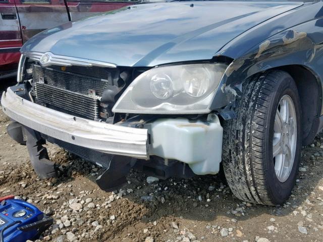 2A4GF48476R634989 - 2006 CHRYSLER PACIFICA BLUE photo 9