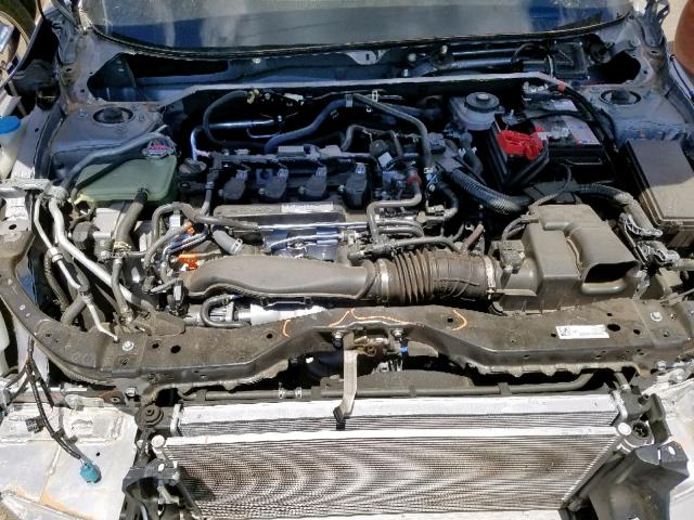 JHMFC1F7XJX003801 - 2018 HONDA CIVIC EXL Gümüş foto 7