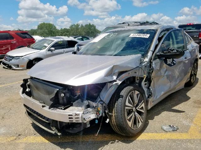 JHMFC1F7XJX003801 - 2018 HONDA CIVIC EXL Gümüş foto 9