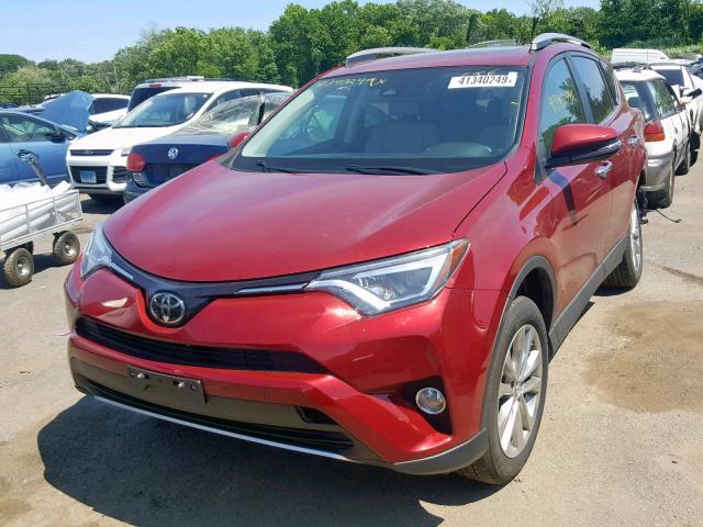 2T3DFREV7JW841402 - 2018 TOYOTA RAV4 LIMIT RED photo 2