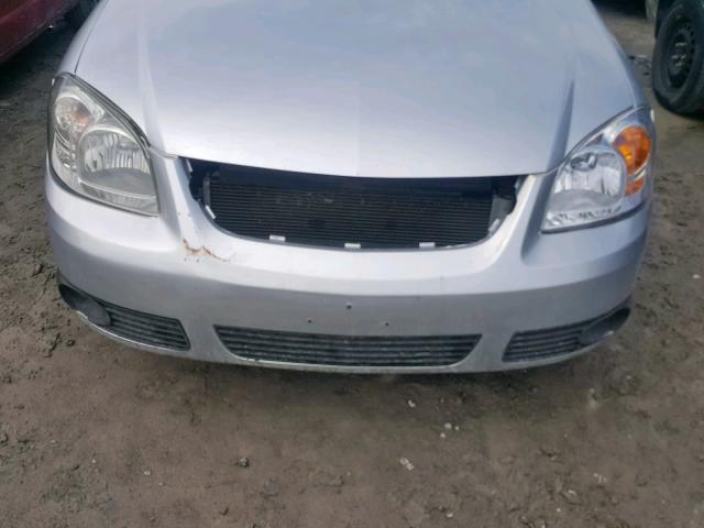 1G1AF5F59A7190465 - 2010 CHEVROLET COBALT 2LT SILVER photo 9