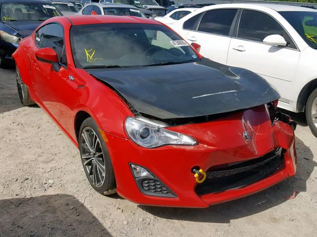 JF1ZNAA15F8711215 - 2015 TOYOTA SCION FR-S RED photo 1