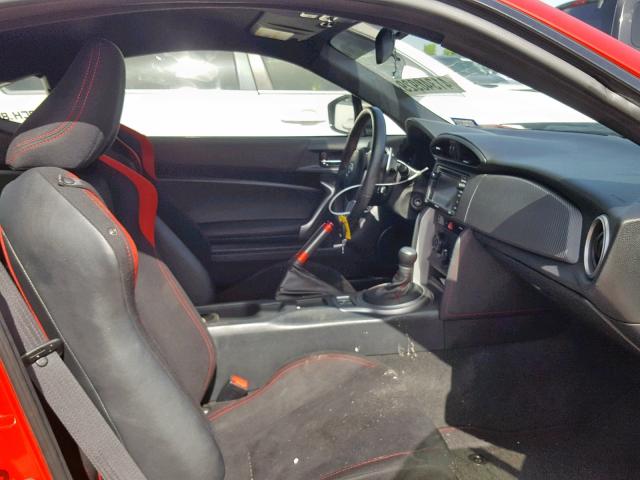 JF1ZNAA15F8711215 - 2015 TOYOTA SCION FR-S RED photo 5