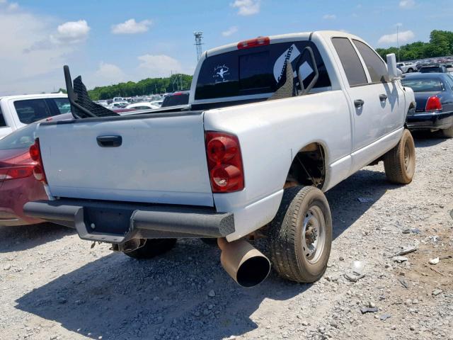 3D7KS28AX8G248152 - 2008 DODGE RAM 2500 S WHITE photo 4