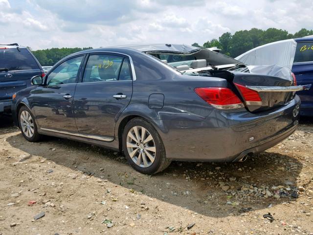 4T1BK3DB2BU409480 - 2011 TOYOTA AVALON BAS GRAY photo 3