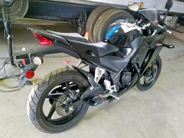 MLHNC5157F5100612 - 2015 HONDA CBR300 RA BLACK photo 4