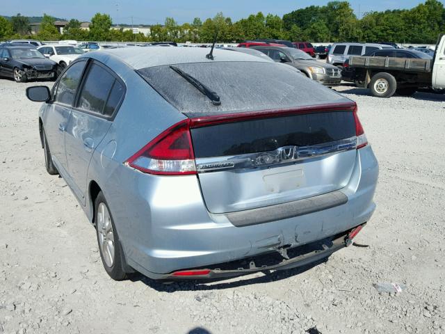 JHMZE2H7XDS001476 - 2013 HONDA INSIGHT EX BLUE photo 3