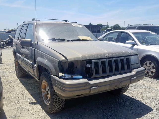 1J4GZ78S4VC580095 - 1997 JEEP GRAND CHER GRAY photo 1