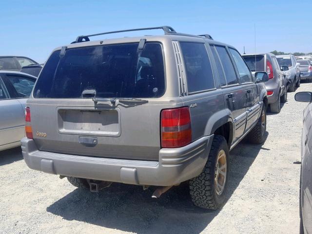 1J4GZ78S4VC580095 - 1997 JEEP GRAND CHER GRAY photo 4