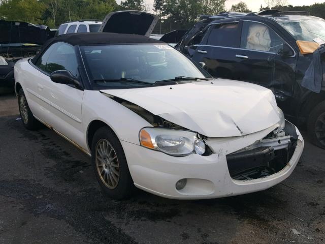 1C3EL55R84N124757 - 2004 CHRYSLER SEBRING LX WHITE photo 1