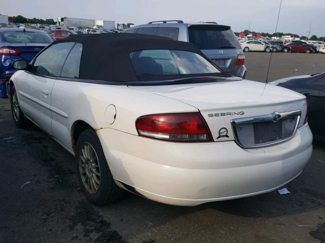 1C3EL55R84N124757 - 2004 CHRYSLER SEBRING LX WHITE photo 3