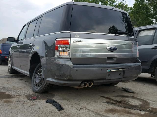 2FMGK5DC5ABA90218 - 2010 FORD FLEX LIMIT GRAY photo 3