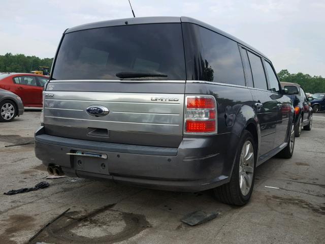 2FMGK5DC5ABA90218 - 2010 FORD FLEX LIMIT GRAY photo 4