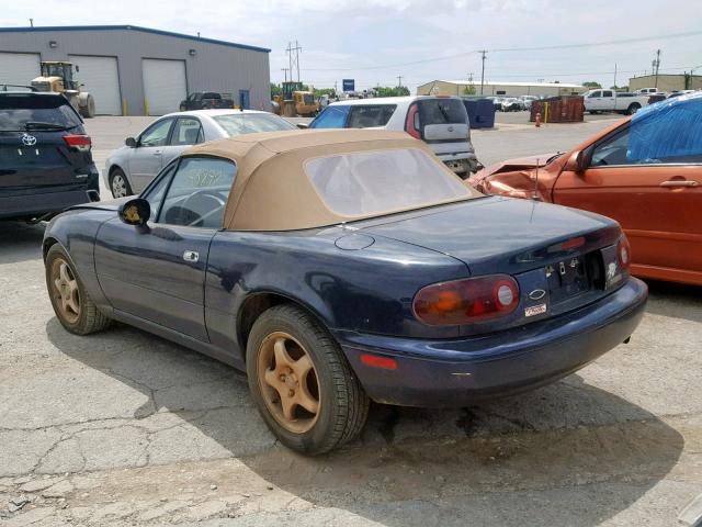 JM1NA3535T0708384 - 1996 MAZDA MX-5 MIATA BLUE photo 3