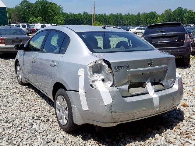 3N1AB61E69L630121 - 2009 NISSAN SENTRA 2.0 SILVER photo 3