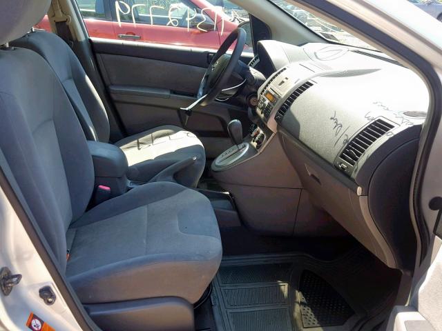 3N1AB61E69L630121 - 2009 NISSAN SENTRA 2.0 SILVER photo 5