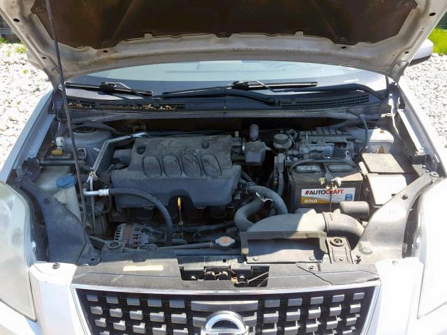 3N1AB61E69L630121 - 2009 NISSAN SENTRA 2.0 SILVER photo 7