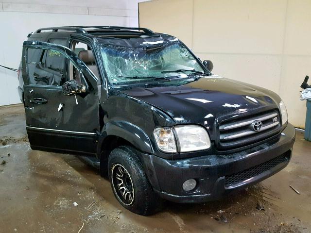 5TDBT48A92S085022 - 2002 TOYOTA SEQUOIA LI BLACK photo 1