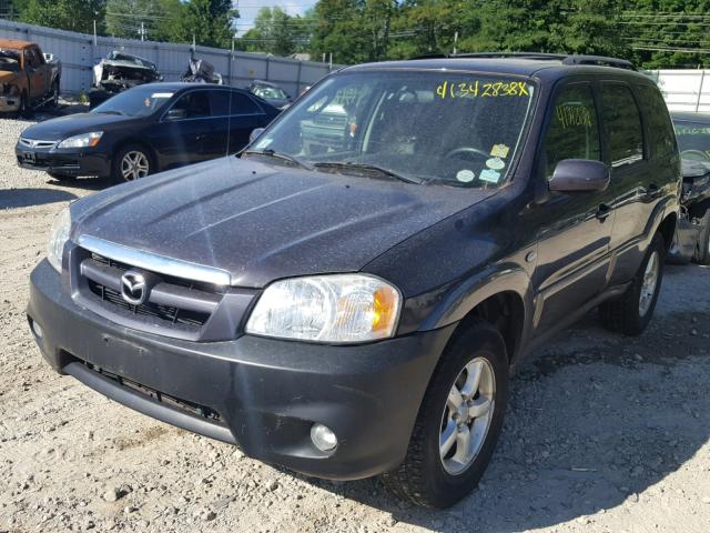 4F2CZ94126KM13514 - 2006 MAZDA TRIBUTE S GRAY photo 2