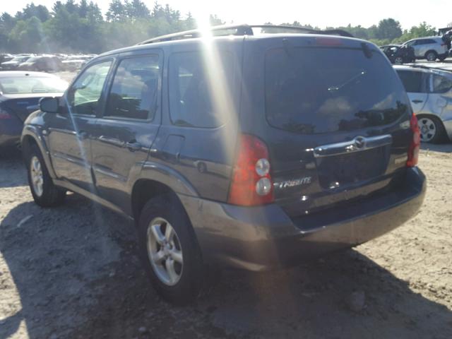 4F2CZ94126KM13514 - 2006 MAZDA TRIBUTE S GRAY photo 3