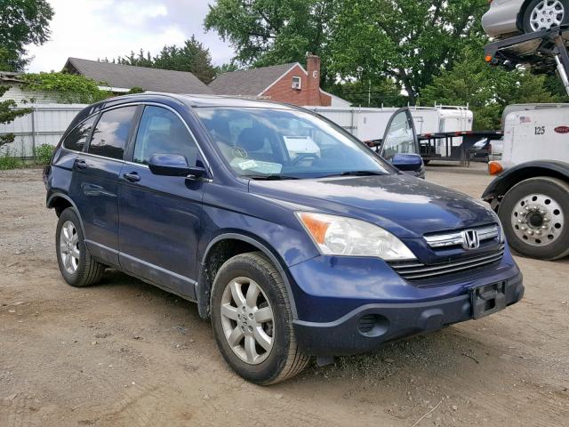 5J6RE48768L050858 - 2008 HONDA CR-V EXL BLUE photo 1