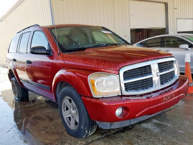 1D4HD48N96F184328 - 2006 DODGE DURANGO SL RED photo 1