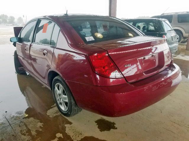 1G8AJ55F56Z159882 - 2006 SATURN ION LEVEL MAROON photo 3