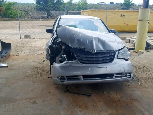 1C3LC46K87N591877 - 2007 CHRYSLER SEBRING SILVER photo 9