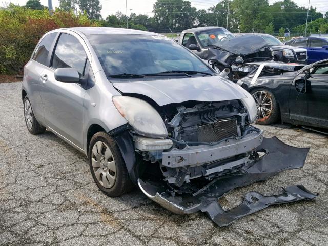 JTDJT923485185949 - 2008 TOYOTA YARIS GRAY photo 1