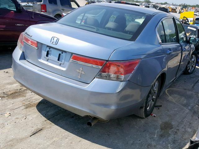 1HGCP2F47BA115353 - 2011 HONDA ACCORD LXP BLUE photo 4