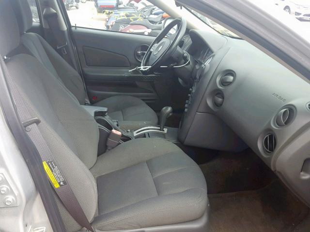 2G2WS522X51314092 - 2005 PONTIAC GRAND PRIX SILVER photo 5