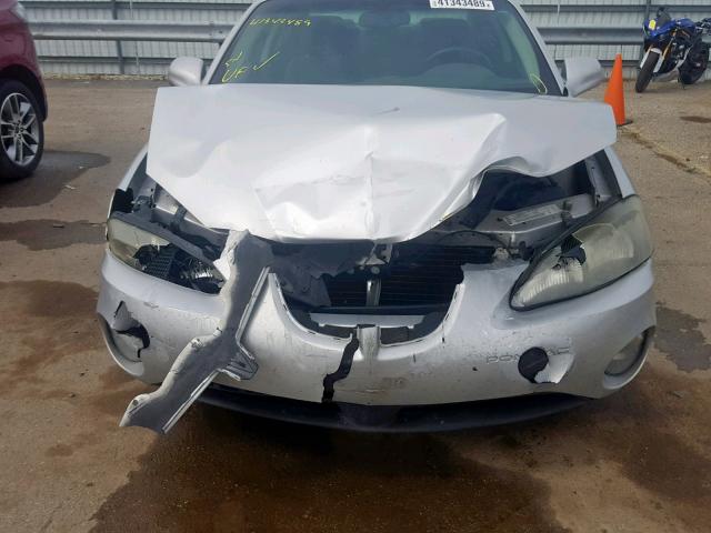2G2WS522X51314092 - 2005 PONTIAC GRAND PRIX SILVER photo 9