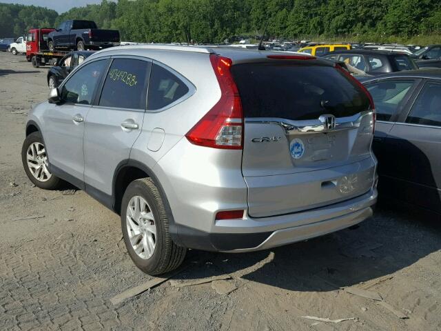 2HKRM4H79GH610576 - 2016 HONDA CR-V EXL SILVER photo 3