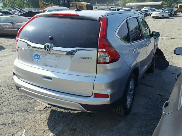 2HKRM4H79GH610576 - 2016 HONDA CR-V EXL SILVER photo 4