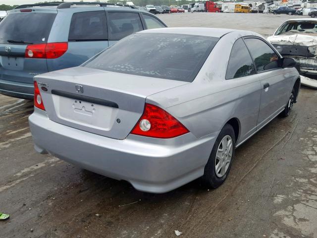 1HGEM22175L057881 - 2005 HONDA CIVIC DX V SILVER photo 4