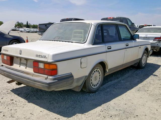 YV1AX8843K1358576 - 1989 VOLVO 244 DL WHITE photo 4