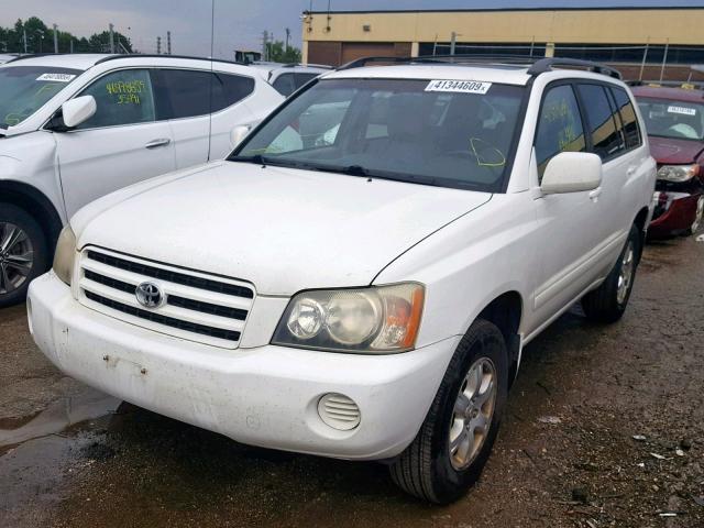 JTEHF21A530128982 - 2003 TOYOTA HIGHLANDER WHITE photo 2