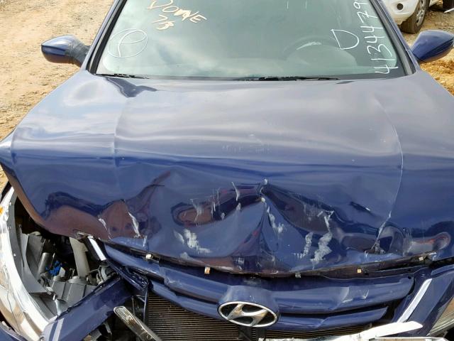 5NPEB4AC9BH157760 - 2011 HYUNDAI SONATA GLS BLUE photo 7