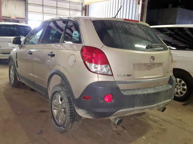 3GSDL43N39S629950 - 2009 SATURN VUE XE TAN photo 3