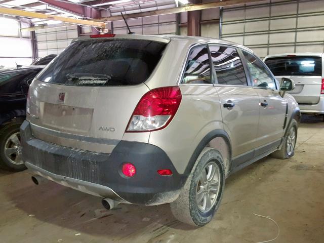 3GSDL43N39S629950 - 2009 SATURN VUE XE TAN photo 4