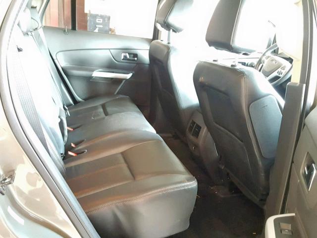 2FMDK3JC0DBE32223 - 2013 FORD EDGE SEL BROWN photo 6