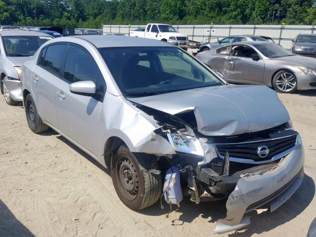 3N1AB6AP3CL766148 - 2012 NISSAN SENTRA 2.0 SILVER photo 1