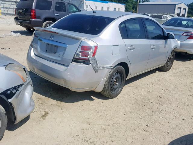 3N1AB6AP3CL766148 - 2012 NISSAN SENTRA 2.0 SILVER photo 4