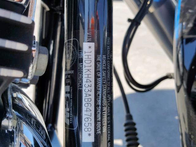 1HD1KH433AB647658 - 2010 HARLEY-DAVIDSON FLTRX 黑色 照片 10