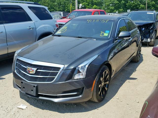 1G6AH5RX3H0207538 - 2017 CADILLAC ATS LUXURY GRAY photo 2