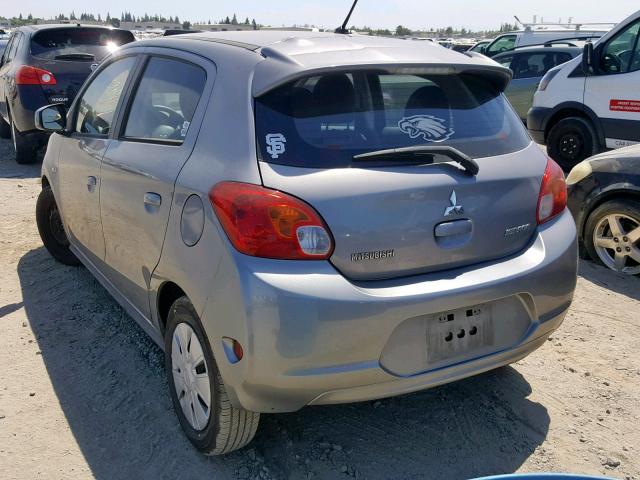 ML32A3HJXFH045044 - 2015 MITSUBISHI MIRAGE DE SILVER photo 3