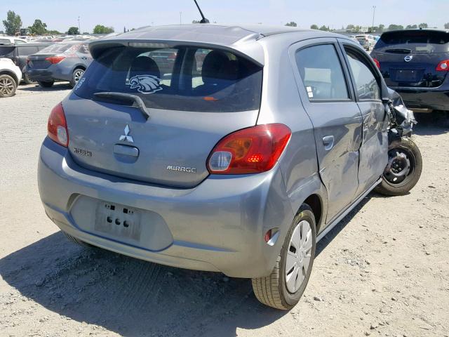 ML32A3HJXFH045044 - 2015 MITSUBISHI MIRAGE DE SILVER photo 4