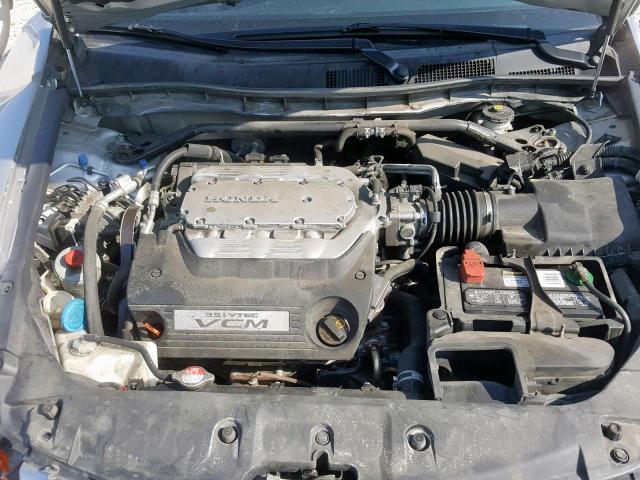 1HGCP3F84BA022833 - 2011 HONDA ACCORD EXL SILVER photo 7