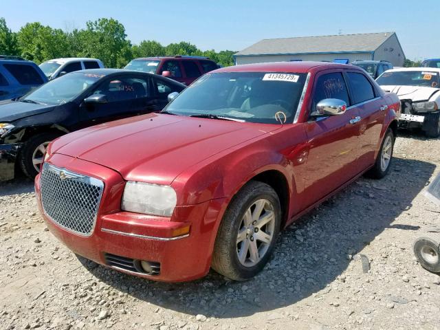 2C3KA53G17H777342 - 2007 CHRYSLER 300 TOURIN RED photo 2