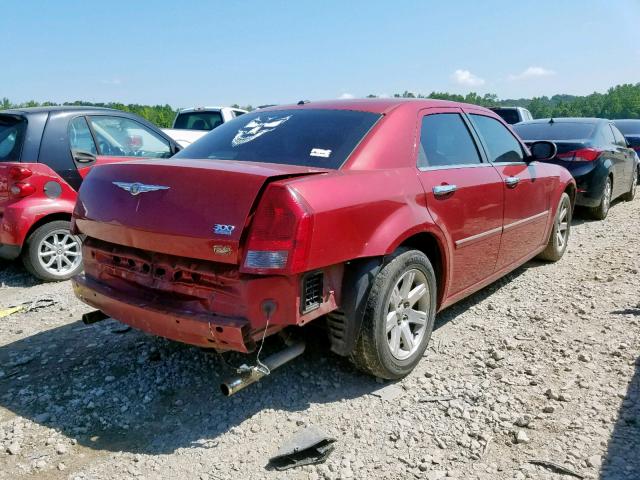 2C3KA53G17H777342 - 2007 CHRYSLER 300 TOURIN RED photo 4